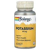 Вітаміни та мінерали Solaray Potassium 99 mg, 100 вегакапсул