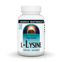 Амінокислота Source Naturals L-Lysine 1000 mg, 50 таблеток