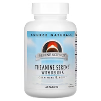 Source Naturals Serene Science Theanine Serene with Relora Calm Mind & Body, 60 таблеток