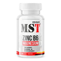 Стимулятор тестостерону MST Zinc B6 Magnesium, 120 вегакапсул