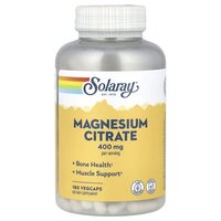 Solaray Magnesium Citrate 400 mg, 90 вегакапсул