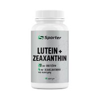 Натуральна добавка Sporter Lutein + Zeaxanthin, 60 капсул