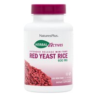Натуральна добавка Natures Plus Herbal Actives Red Yeast Rice Extended Release, 120 міні таблеток