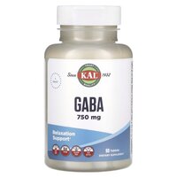 Амінокислота KAL GABA 750 mg, 90 таблеток