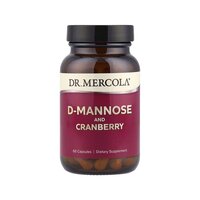 Натуральна добавка Dr. Mercola D-Mannose and Cranberry Extract, 60 капсул