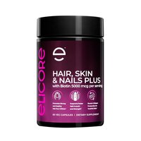 Вітаміни та мінерали Elicore Labs Hair, Skin &amp; Nails Plus, 60 вегакапсул