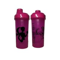 Шейкер Super Girl (закрутка/сітка), 700 мл - Pink