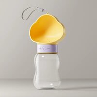 Пляшка-поїлка для собак і кішок Semi Foot, 350 мл, Yellow