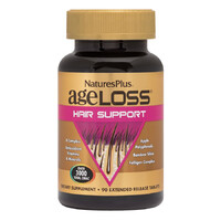 Натуральна добавка Natures Plus Age-Less Hair Support, 90 таблеток