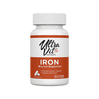 VPLab UltraVit Iron 18 mg, 60 вегакапсул