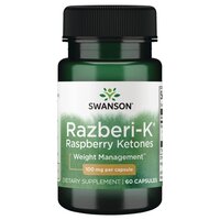 Натуральна добавка Swanson Razberi-K 100 mg, 60 капсул