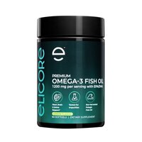 Жирні кислоти Elicore Labs Premium Omega 3 Fish Oil, 60 гелевых капсул