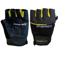Рукавички для фітнесу PowerPlay PP-9058, Black/Yellow