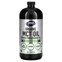 Передтренувальний комплекс NOW Sports Organic MCT Oil, 946 мл