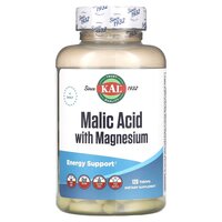 KAL Malic Acid with Magnesium, 120 таблеток