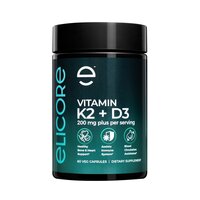 Вітаміни та мінерали Elicore Labs Vitamin K2 + D3, 60 вегакапсул
