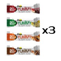 Батончик FitWin YUMMY Bar 36% no added sugar, 12*55 грам - MIX