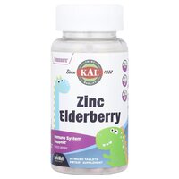 KAL Dinosaurs Zinc Elderberry, 90 таблеток