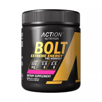 Передтренувальний комплекс Action Nutrition BOLT Extreme Energy, 232 грама