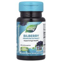 Натуральна добавка Nature's Way Bilberry Premium Extract, 60 вегакапсул