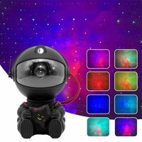 Игрушка-ночник Astronaut Nebula STAR Проектор галактики лазерный Астронавт, звездное небо на потолке с пультом, Черный ПРИМЯТАЯ КОРОБКА
