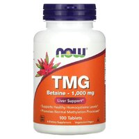 Натуральна добавка NOW TMG 1000 mg, 100 таблеток
