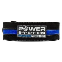 Пояс для важкої атлетики Power System PS-3800 PowerLifting, Black/Blue