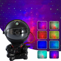 Игрушка-ночник Astronaut Nebula GUITAR Проектор галактики лазерный Астронавт, звездное небо на потолке с пультом, Черный