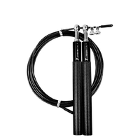 Скакалка швидкісна 4yourhealth Jump Rope Premium 3 м, Black