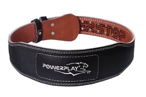 Пояс для важкої атлетики PowerPlay 5085, Black/Brown