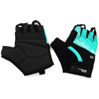 Рукавички для фітнесу Sporter Girl Gripps 734, Black/Turquoise