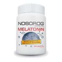Натуральна добавка Nosorog Melatonin, 100 таблеток