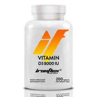 Вітаміни та мінерали IronFlex Vitamin D3 8000, 200 таблеток