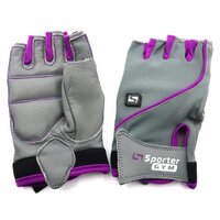 Рукавички для фітнесу Sporter NO MATTER 725А, Grey/Purple
