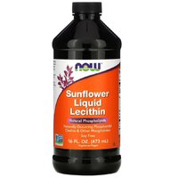 Натуральна добавка NOW Sunflower Lecithin Liquid, 473 мл