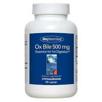 Натуральна добавка Allergy Research Group Ox Bile 500 mg, 100 капсул
