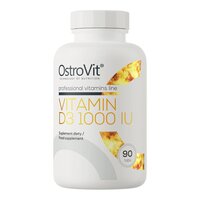 Вітаміни та мінерали OstroVit Vitamin D3 1000 IU, 90 таблеток