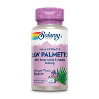 Натуральна добавка Solaray Saw Palmetto 160 mg, 60 капсул