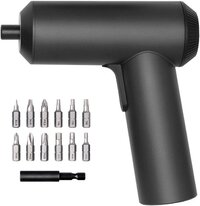 Електровикрутка шуруповерт електрическая Xiaomi MiJia Electric Mi Cordless Screwdriver 12 насадок (MJDDLSD001QW), Black