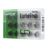 Натуральна добавка Activlab Lutein 40 mg, 30 капсул