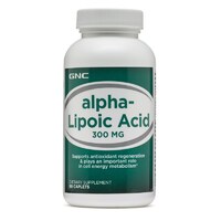 Натуральна добавка GNC Alpha-Lipoic Acid 300 mg, 60 каплет