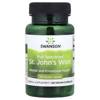 Натуральна добавка Swanson St. John's Wort 375 mg, 60 вегакапсул
